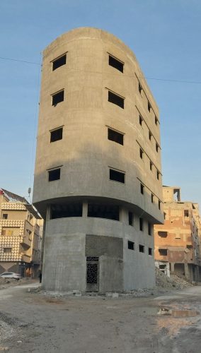 البدء بإكساء البناء