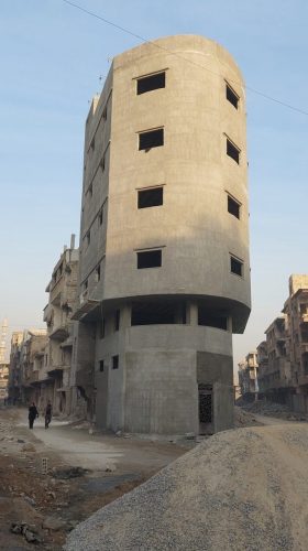 البدء بإكساء البناء