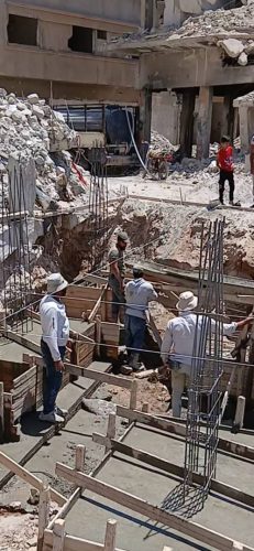 إعادة صب الأساسات